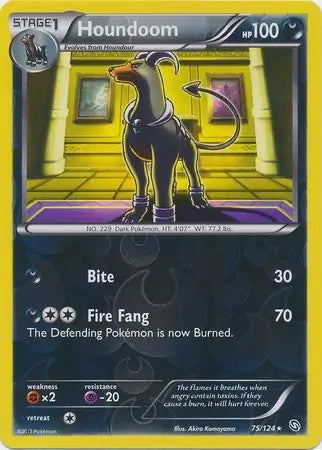 Dragons Exalted Houndoom #75/124 reverse holo